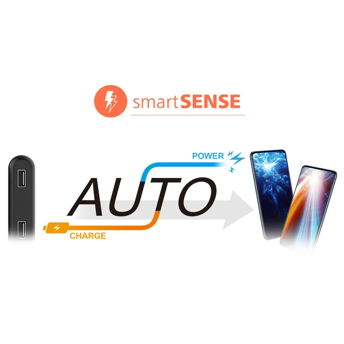 Power Bank Silicon Power QP15, 10000mAh, 2x USB & USB Type-C, 3A, μαύρο