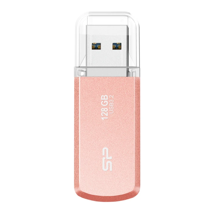 USB Flash 128GB Silicon Power Helios 202, USB 3.2, ροζ χρυσό