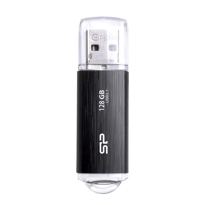 USB Flash 128GB Silicon Power B02, USB 3.1 Gen1, μαύρο