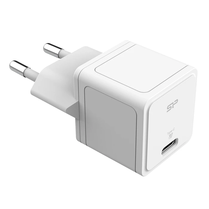 Φορτιστής Πρίζας Silicon Power SP20WASYQM121PCW, USB-C, PD 20W, λευκός