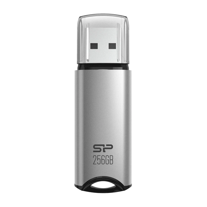 USB Flash 256GB Silicon Power Marvel M02, USB 3.2, Γκρι