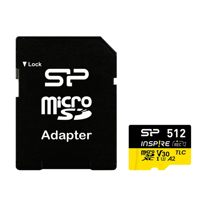 Κάρτα Μνήμης microSDXC Silicon Power Inspire, 512GB, UHS-I U3 A1 V30