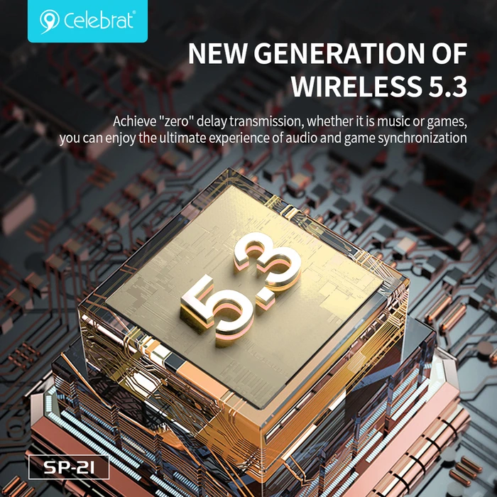 Celebrat Ηχείο Bluetooth 5W με Διάρκεια Μπαταρίας έως 3.5 ώρες Μαύρο SP-21