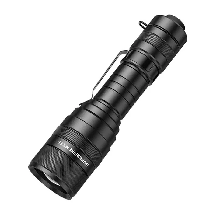 Φακός LED Supfire F5, zoom, 10W, 1100lm, 300m, 2300mAh, IP43