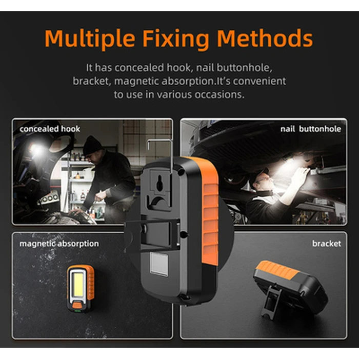 Φακός Εργασίας LED Supfire G21, COB 10W, 3600mAh, 650lm, IP43