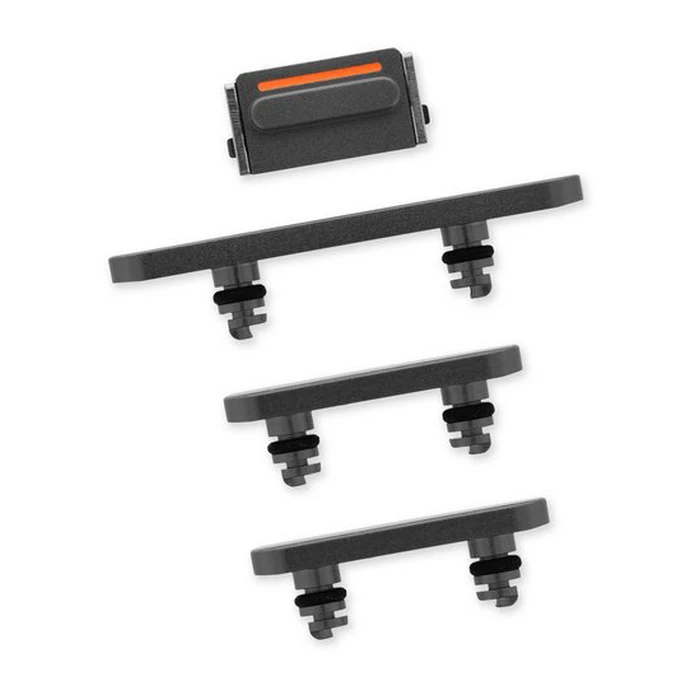 Ανταλλακτικά Κινητών Case Button Set SPIP12-0006 για iPhone 12/12 Mini, Μαύρο