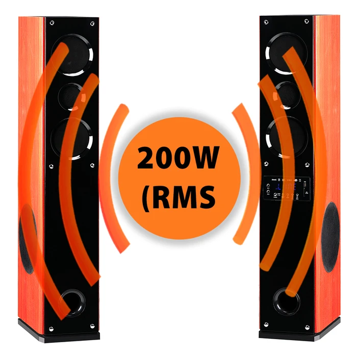 Karaoke Manta BT LOUDSpeaker COLUMN SET OF 2 PIECES RMS 200W