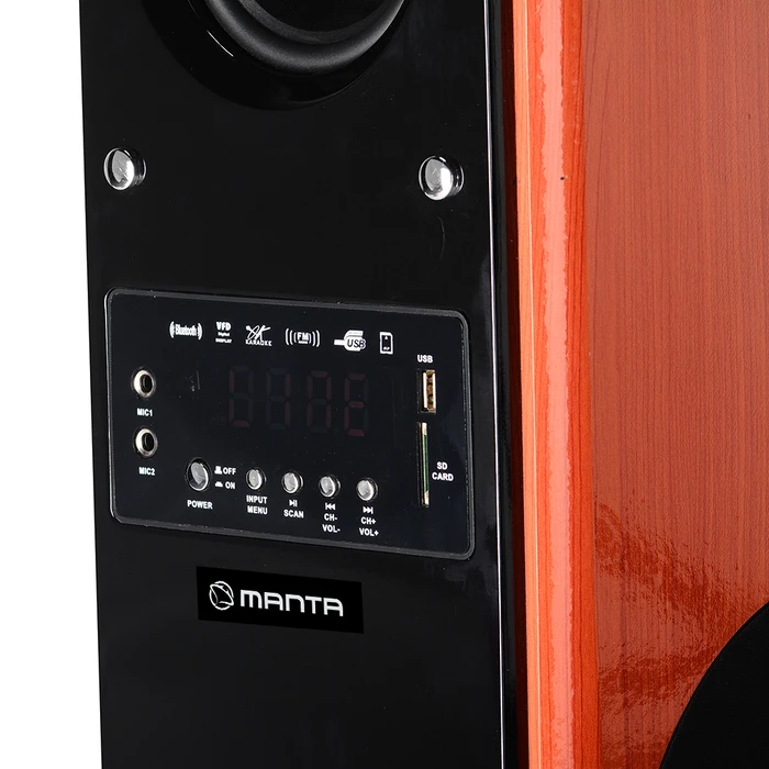 Karaoke Manta BT LOUDSpeaker COLUMN SET OF 2 PIECES RMS 200W