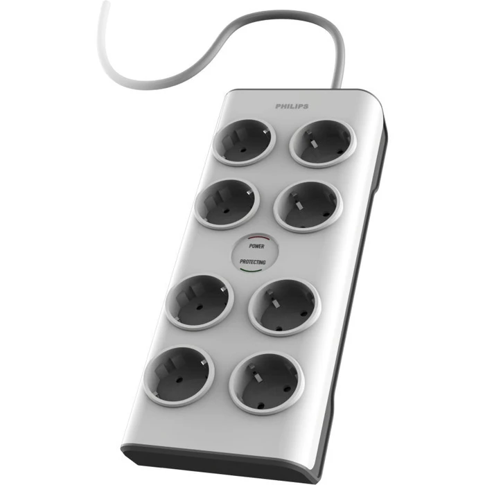 Πολύπριζο ασφαλείας Philips SPN7080WA/GRS 8 θέσεων