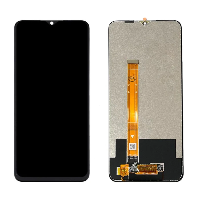 Για Χωρίς High Copy LCD Touch Screen Realme C11, Frame, μαύρη