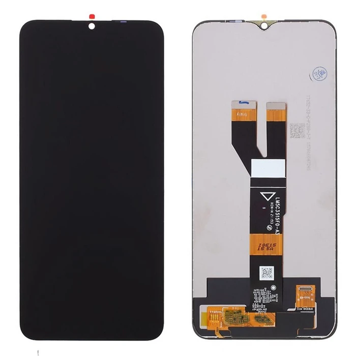 Για Χωρίς High Copy LCD Touch Screen Realme C20/C21, Frame, μαύρη