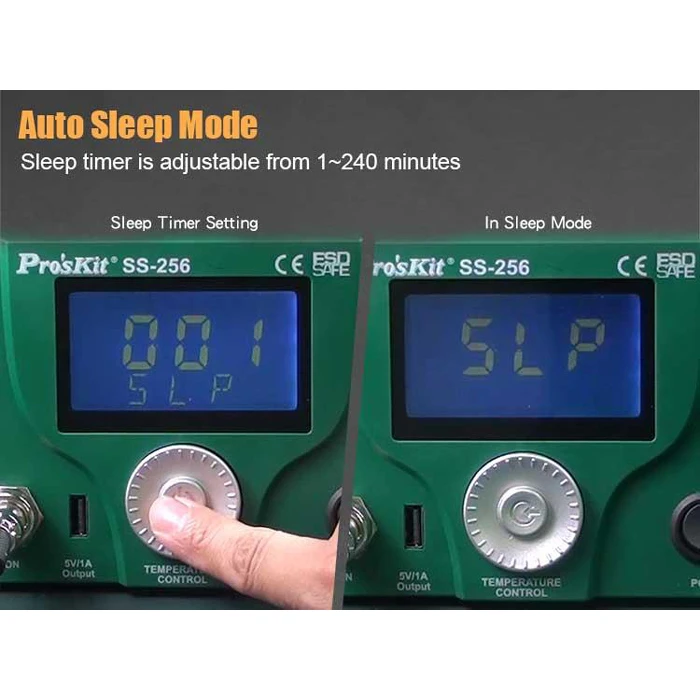 Σταθμός Συγκόλλησης Proskit SS-256B με κολλητήρι, 60W, 200~480 °C