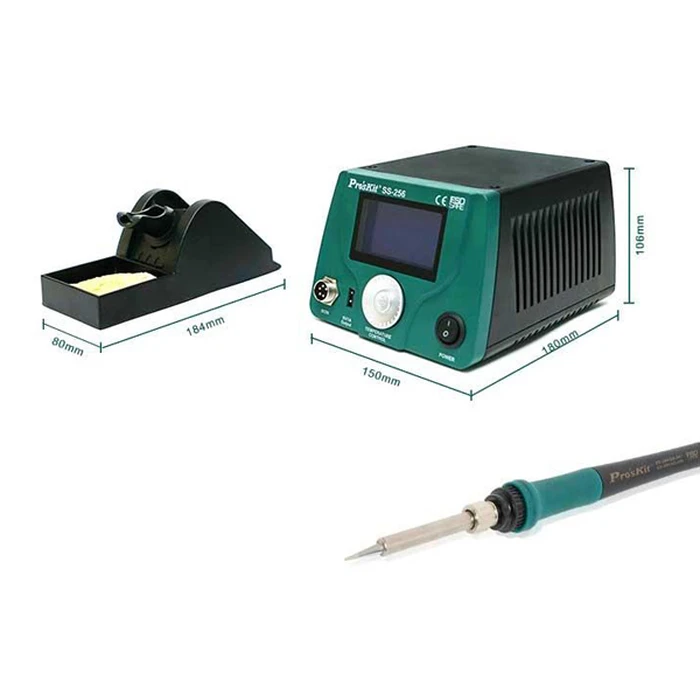Σταθμός Συγκόλλησης Proskit SS-256B με κολλητήρι, 60W, 200~480 °C