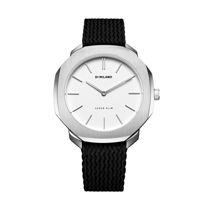 Ρολόι Unisex D1 Milano Sspl03 (36mm) Δερμάτινο Λουράκι Μαύρο