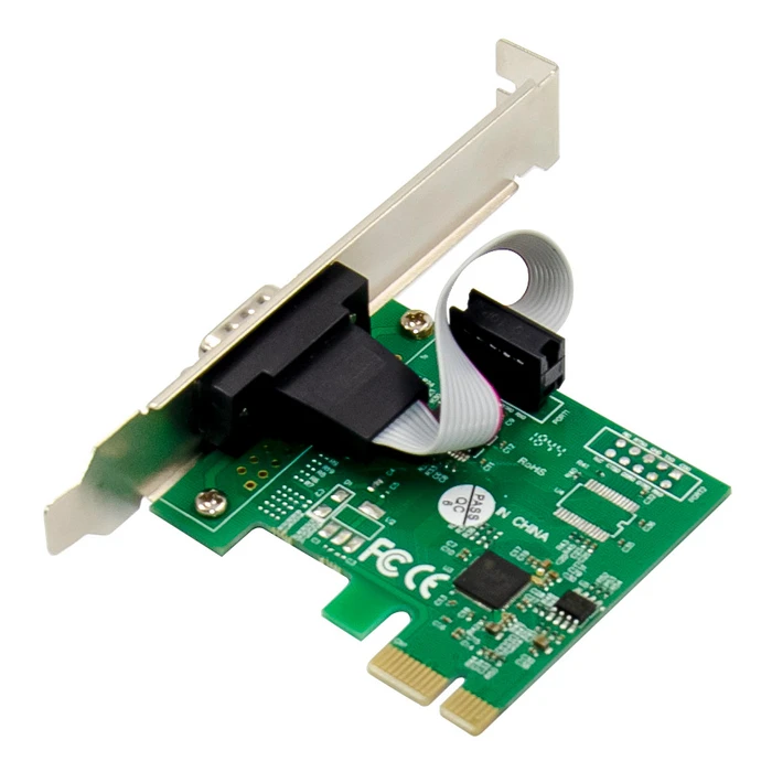 POWERTECH PCIe Serial Expansion Card ST328 (1x RS-232, ASIX AX99100)