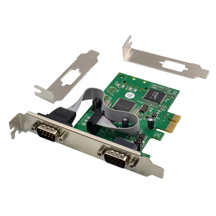 POWERTECH PCIe Serial Expansion Card ST349 (2x RS-232, 921.6Kbps, SB16C1052PCI)