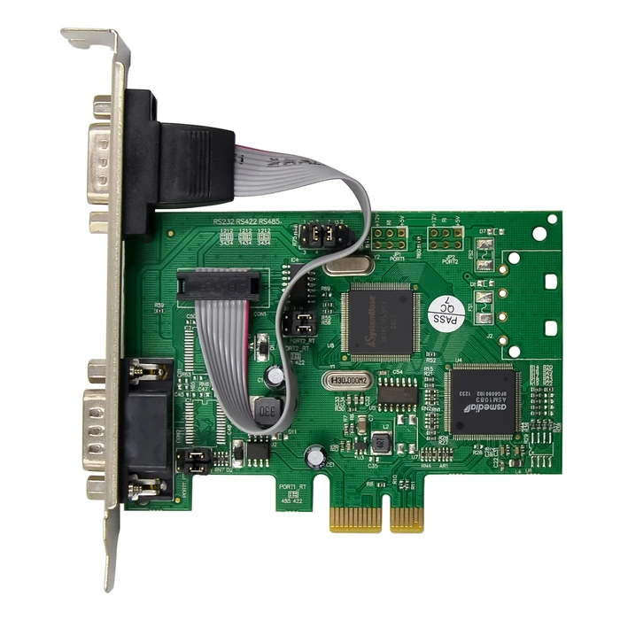 POWERTECH PCIe Serial Expansion Card ST349 (2x RS-232, 921.6Kbps, SB16C1052PCI)