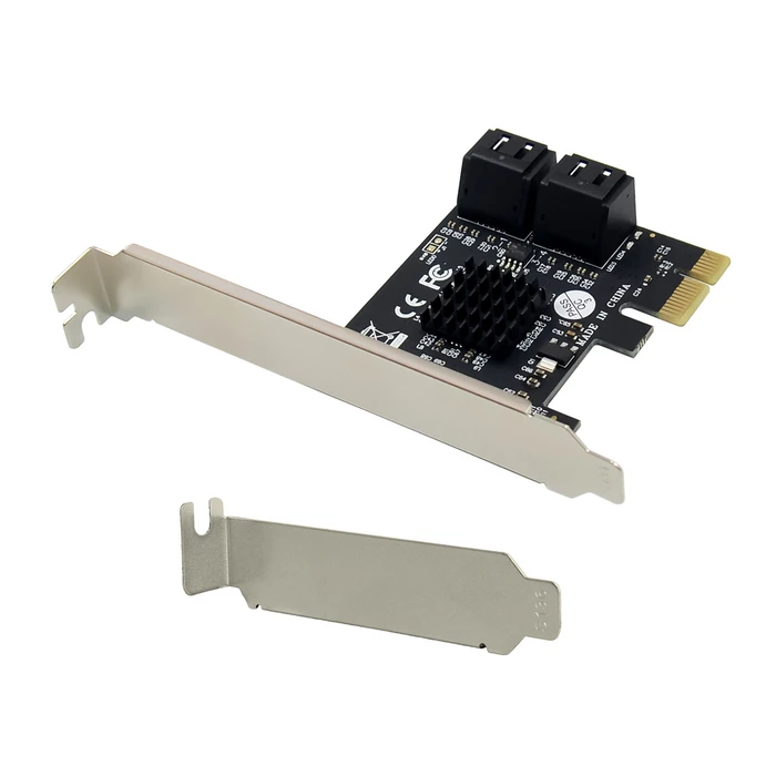 Κάρτα Επέκτασης PCIe Powertech σε 4x SATA III ST561, 6Gbps, 95x69mm
