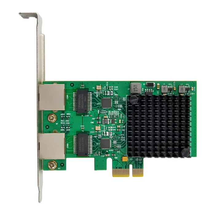 Κάρτα Δικτύου PCIe Powertech σε 2x RJ45 2.5G ST7275, RTL8125B