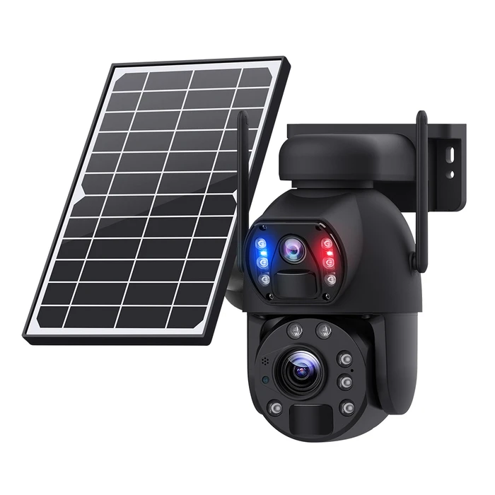 Ηλιακή Κάμερα Sectec Smart ST-5986M, 3Mp Dual Lens, 20X Zoom, WiFi, Sd, Ptz