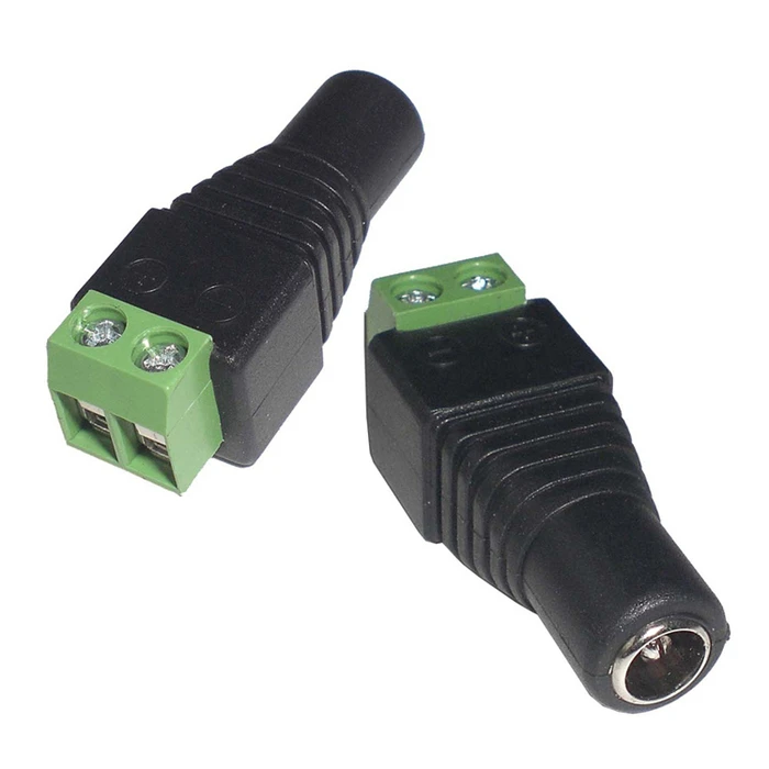 Βύσμα Τροφοδοσίας DC Θηλυκό ST-Dc08, 5.5 X 2.1mm, σε Κλέμα, 5 τμχ