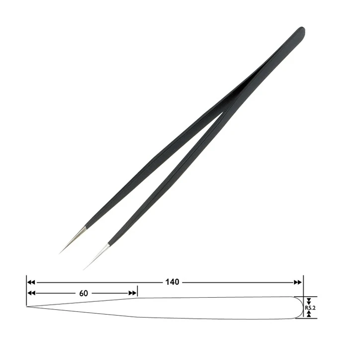 Sprotek Esd Αντιστατική Τσιμπίδα St-T508, 140mm, Ίσια