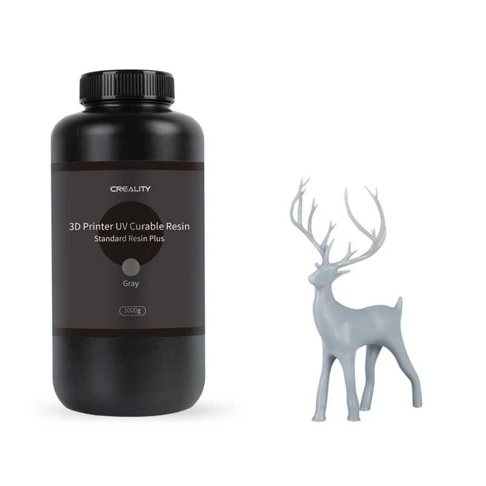 3D Printer Resin Creality Plus Grey, 1kg Standard Rigid Resin Plus fors