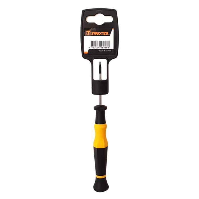 Κατσαβίδι Sprotek ακριβείας STD-289-T6, torx T6, μαύρο-κίτρινο