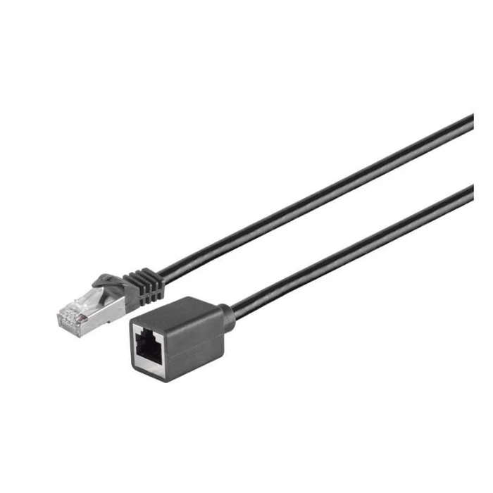 Microconnect U/UTP Cat6 Καλώδιο Δικτύου Ethernet 0.5 m Μαύρο