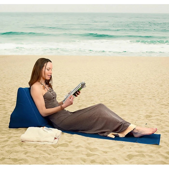 Αδιάβροχο Χαλάκι Παραλίας SUMM-0003 με φουσκωτό μαξιλάρι, μπλε