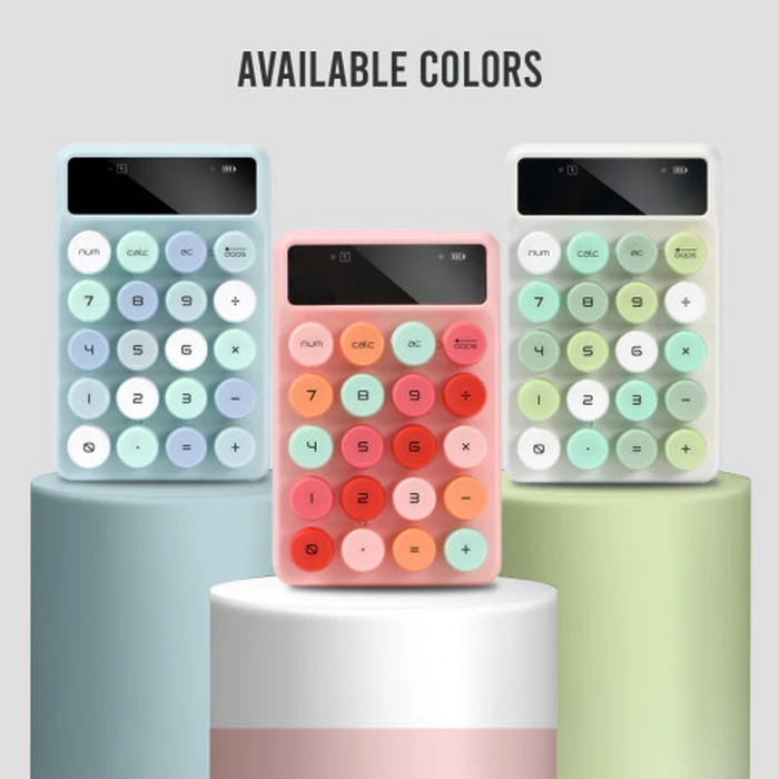 Πληκτρολόγιο Ασύρματο Alcatroz Αριθμητικό PAD JELLYBEAN NUM A3 CRAYON Green