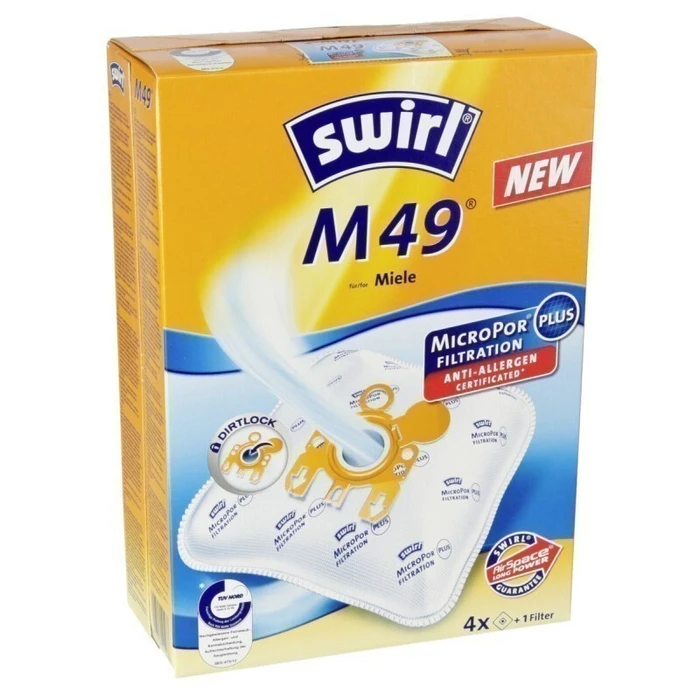 Σακούλες για Ηλεκτρική Σκούπα Swirl M 49 MP Plus AirSpace