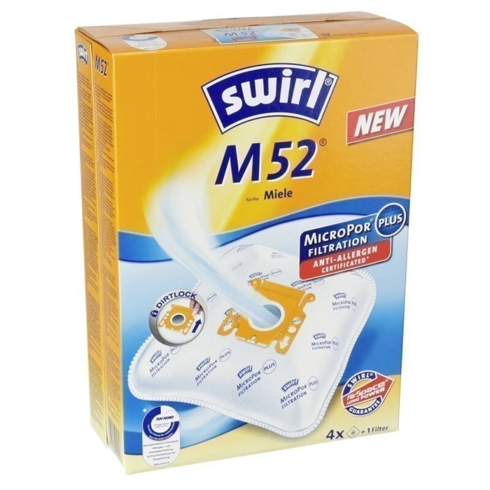 Σακούλες για Ηλεκτρική Σκούπα Swirl M 52 MP Plus AirSpace