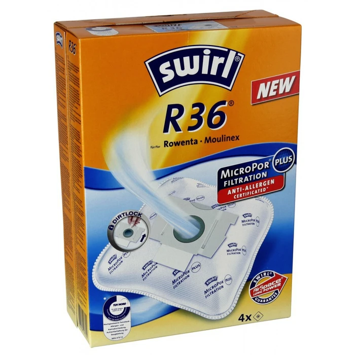 Σακούλες για Ηλεκτρική Σκούπα Swirl R 36 MP Plus AirSpace