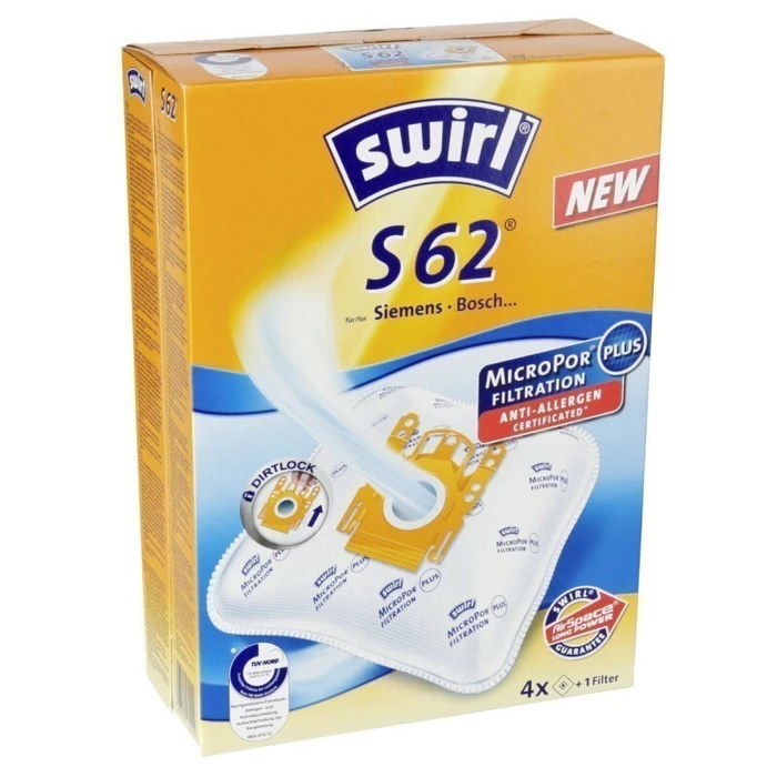 Σακούλες για Ηλεκτρική Σκούπα Swirl S 62 MP Plus AirSpace