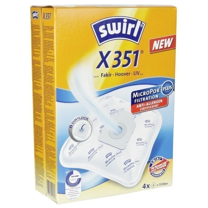 Σακούλες για Ηλεκτρική Σκούπα Swirl X 351 MP Plus AirSpace