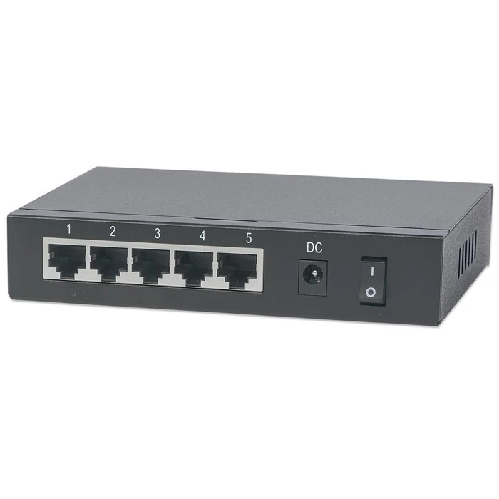 Network Switch Intellinet 5x GE 4x PSE PoE+ 1x PD IEEE 802.3az