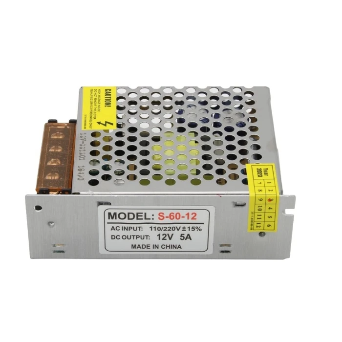 ATC Τροφοδοτικό Switching LED 60W 12V 5A - 05.007.0060