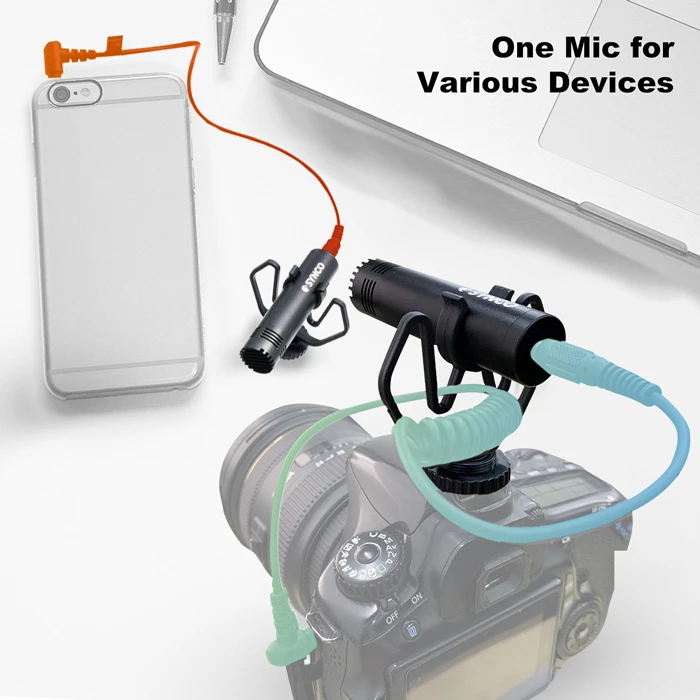 Μικρόφωνο Synco για Κάμερα SY-M1-BK, δυναμικό, 3.5mm, shock mount, μαύρο