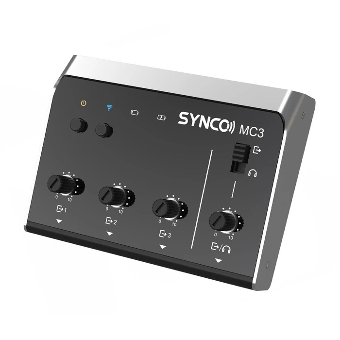Ψηφιακός Μίκτης Synco MC3-LITE, 4 καναλιών, Bluetooth, 500mAh, γκρι