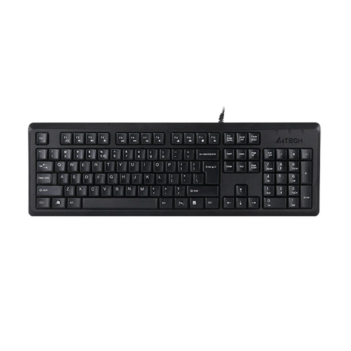Πληκτρολόγιο Ενσύρματο A4Tech KR-92 USB QWERTY English Black UK