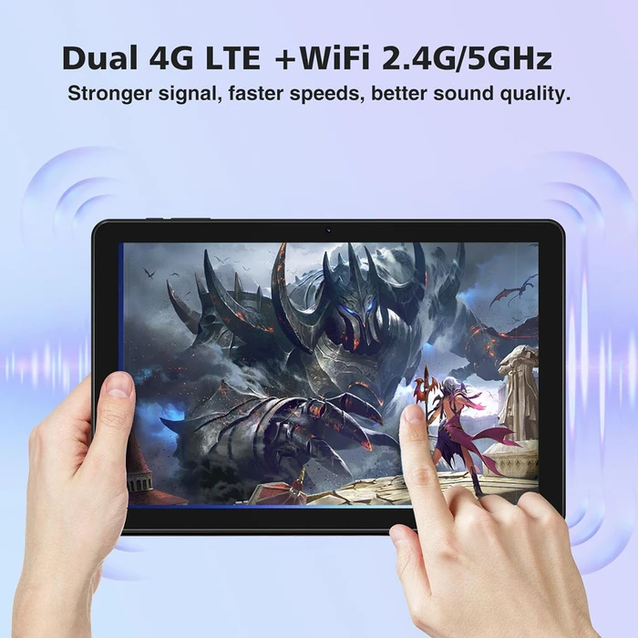 Tablet Doogee T10W, 10.1", 4/128GB, 4G, Android 14, 8000mAh, Μαύρο
