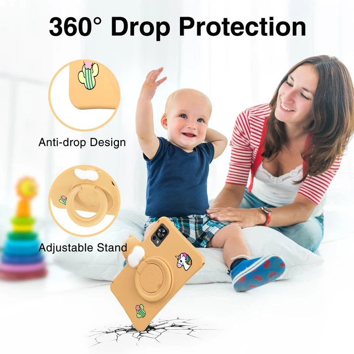 Tablet Doogee T20 Mini Kids, 8.4", 4/128GB, 4G, Android 13, 5060mAh, Κίτρινο