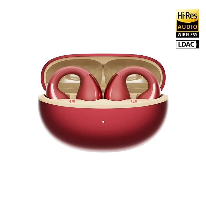 QCY Crossky C30S Open Ear Bluetooth Earbuds Red