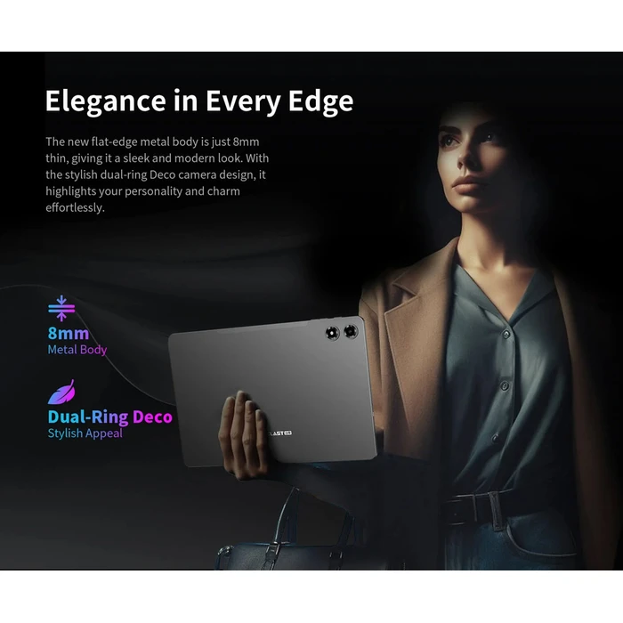 Tablet Teclast T50 Plus 2025, 11", 8/256GB, 4G, Android 15, 8000mAh, Γκρι