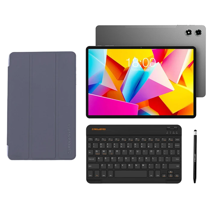 Teclast T50 Plus Tablet 10.95" (8GB RAM / 128GB ROM) 4G Android 16 with Keyboard, Touch Pen & Case - Gray (SKU: T50PLUS-VIP-GR)