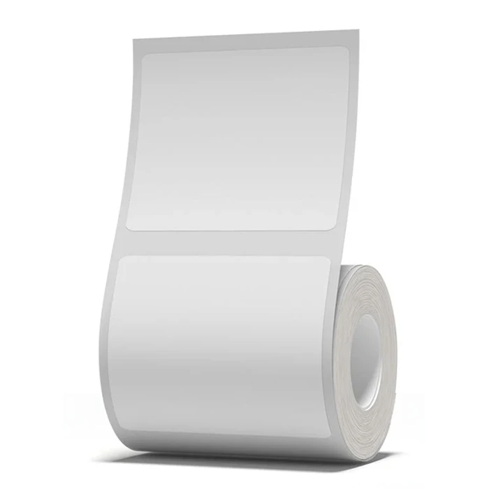 Niimbot T50X40-180-WH 180 Αυτοκόλλητες Ετικέτες σε Ρολό για Εκτυπωτή Ετικετών 50x40mm