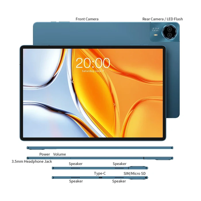 Teclast T70 4G 14" Tablet (8GB/128GB) Μπλε