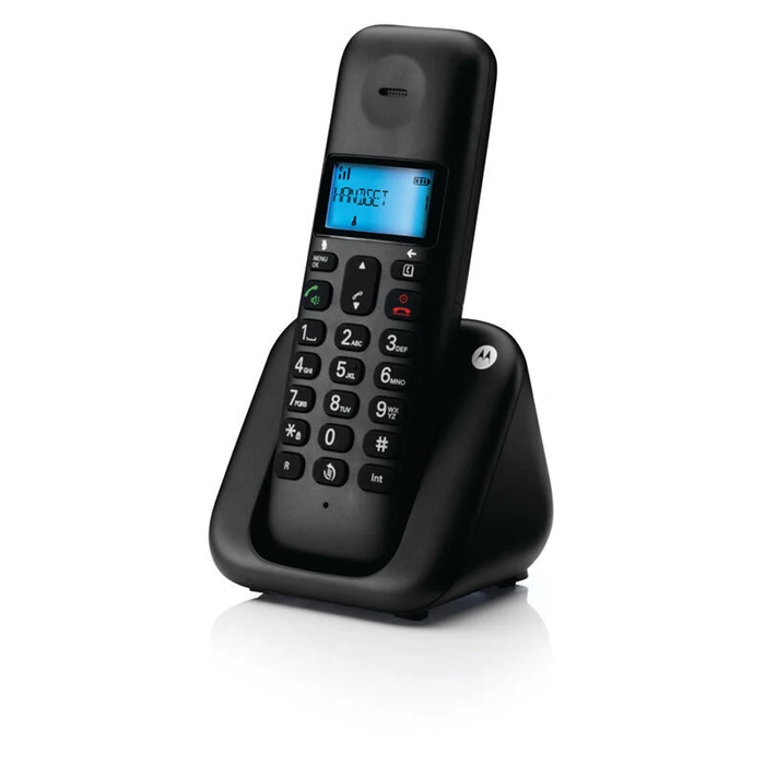 Ασύρματο Τηλέφωνο Motorola T301 Black (Ελληνικό Μενού) με ανοιχτή ακρόαση