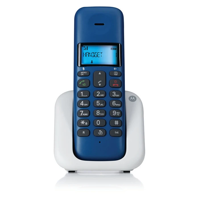 Ασύρματο Τηλέφωνο Motorola T301 Royal Blue (Ελληνικό Μενού) με ανοιχτή ακρόαση